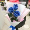 Букет из 3 синих роз